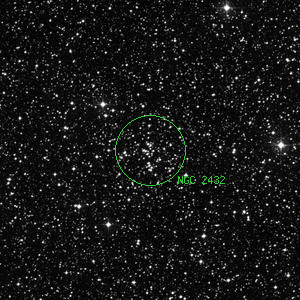 DSS image of NGC 2432
