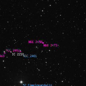 DSS image of NGC 2458