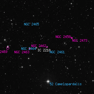 DSS image of NGC 2462