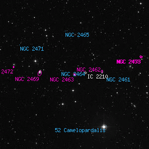 DSS image of NGC 2463