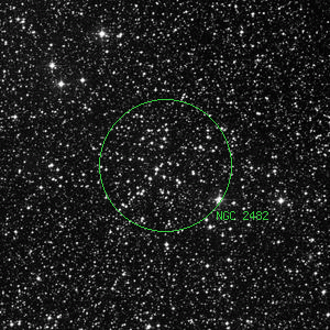 DSS image of NGC 2482
