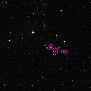 DSS image of NGC 2495