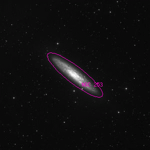 DSS image of NGC 253