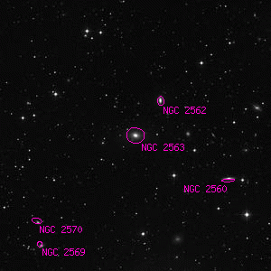 DSS image of NGC 2563