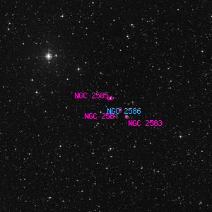 DSS image of NGC 2586