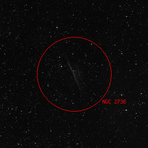 DSS image of NGC 2736