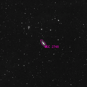 DSS image of NGC 2748