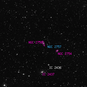 DSS image of NGC 2758