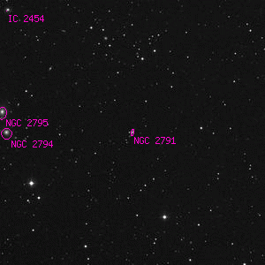 DSS image of NGC 2791