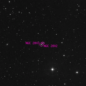 DSS image of NGC 2802