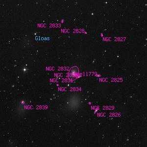 DSS image of NGC 2832