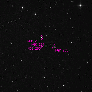DSS image of NGC 284