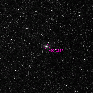 DSS image of NGC 2887