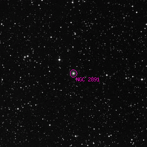 DSS image of NGC 2891