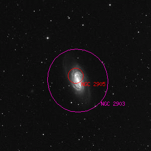 DSS image of NGC 2905