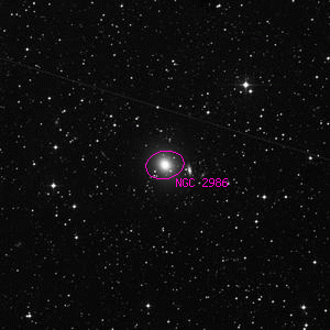 DSS image of NGC 2986