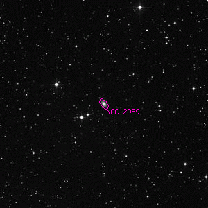 DSS image of NGC 2989
