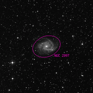 DSS image of NGC 2997
