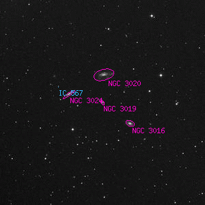 DSS image of NGC 3019