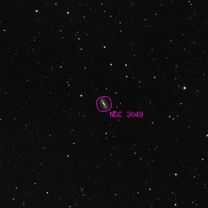 DSS image of NGC 3049