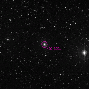 DSS image of NGC 3051