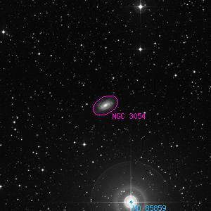 DSS image of NGC 3054