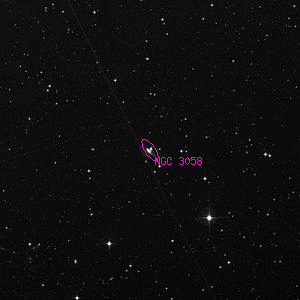 DSS image of NGC 3058