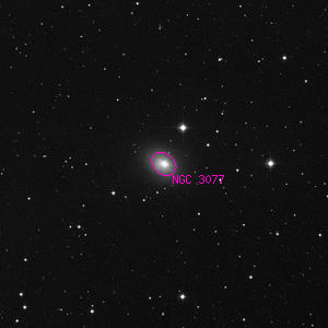DSS image of NGC 3077