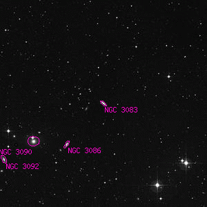 DSS image of NGC 3083