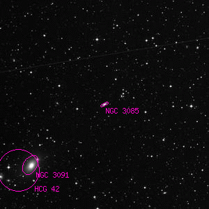 DSS image of NGC 3085