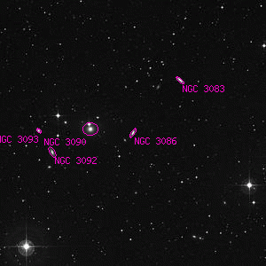 DSS image of NGC 3086