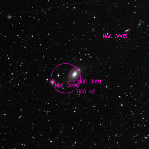 DSS image of NGC 3091