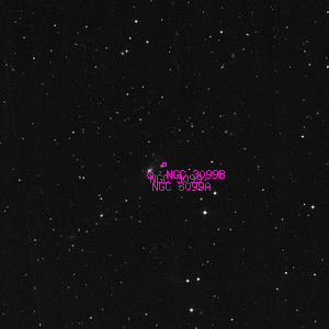 DSS image of NGC 3099B