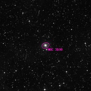 DSS image of NGC 3108