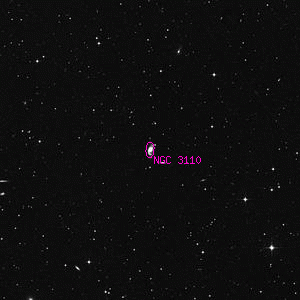 DSS image of NGC 3110