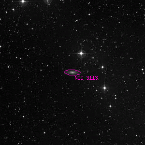 DSS image of NGC 3113