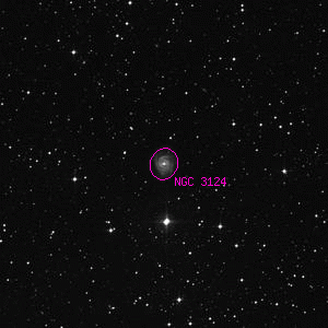DSS image of NGC 3124