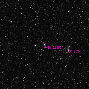 DSS image of NGC 3136B