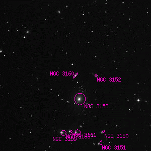 DSS image of NGC 3160