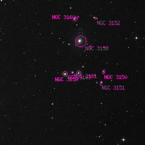 DSS image of NGC 3161