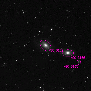 DSS image of NGC 3169