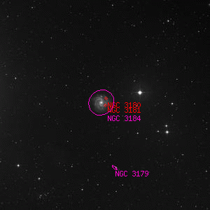 DSS image of NGC 3181