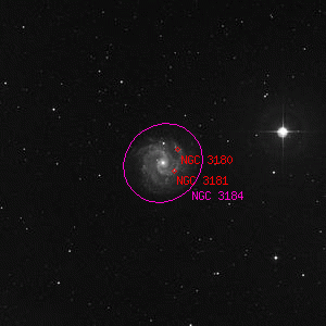DSS image of NGC 3184