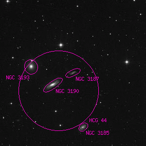 DSS image of NGC 3187