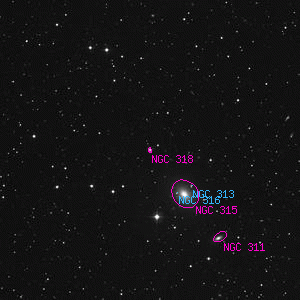 DSS image of NGC 318