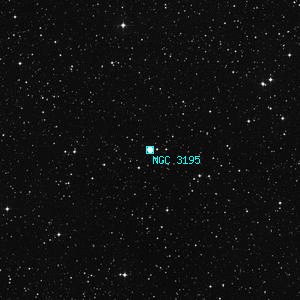 DSS image of NGC 3195