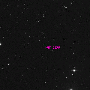 DSS image of NGC 3196