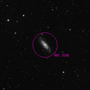 DSS image of NGC 3198