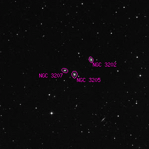 DSS image of NGC 3205