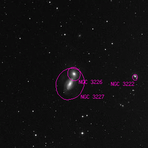 DSS image of NGC 3226